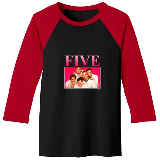 Discover Five Boy Bands Baseball Tees