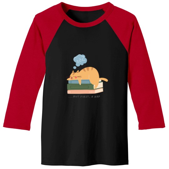 Discover But first a nap Baseball Tees