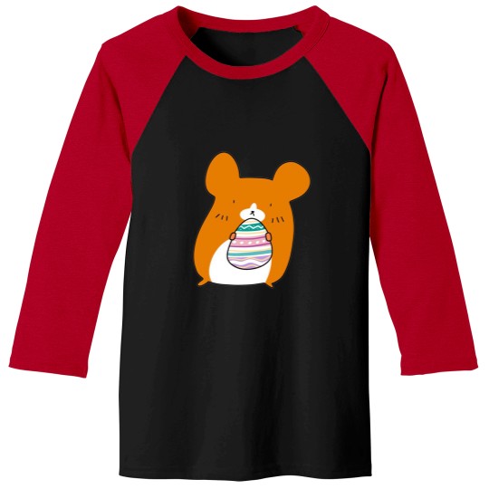 Discover Easter Egg Hamster Baseball Tees