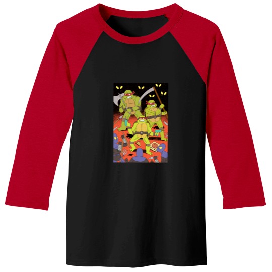 Discover Turtle heroes teenage painting vintage Baseball Tees
