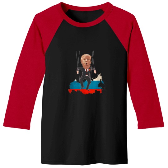 Discover Not-My-President---Donald-Trump-Is-A-Russian-Puppet-T-Shirt Baseball Tees