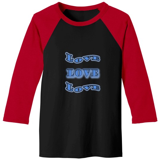 Discover loves Blue Hearts Baseball Tees