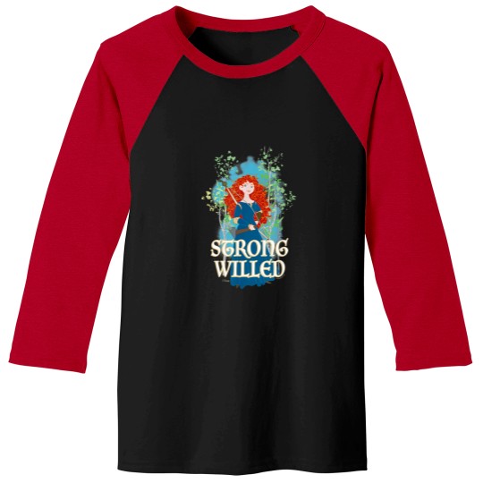Discover Brave---Merida-Strong-Willed-T-Shirt Baseball Tees