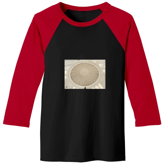 Discover Jefferson Monument Ceiling Baseball Sleeve T-Shirt Baseball Tees