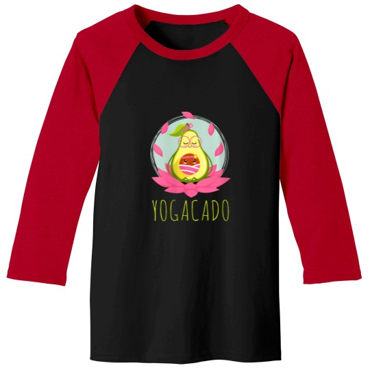Discover Womens Vegetarian Vegan Funny Yoga Avocado Tshirt Funny Yogacado Baseball Tees