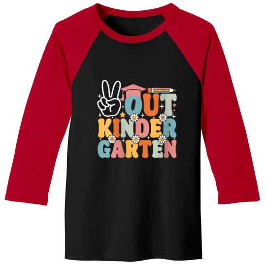 Discover Peace Oust Kindergarten Last Day Of School Graduation Baseball Tees