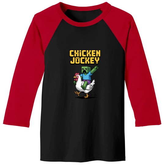 Discover Chicken Jockey Essential T Tee, Funny Chicken Shirt Active T Tee Baseball Tees