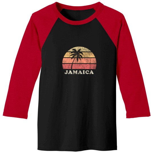 Discover Jamaica-Vintage-70S-Retro-Throwback-Design-T-Shirt Baseball Tees