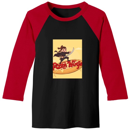 Discover Ninja Pizza Active T Tee Baseball Tees