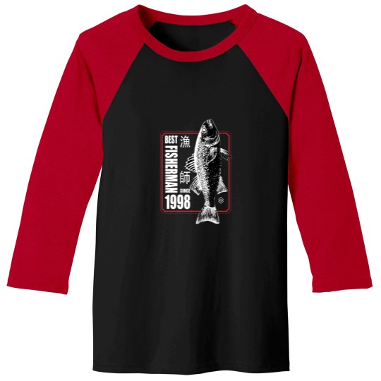 Discover Best Fisher Since 1998 Fishing 25Th 25 Baseball Tees
