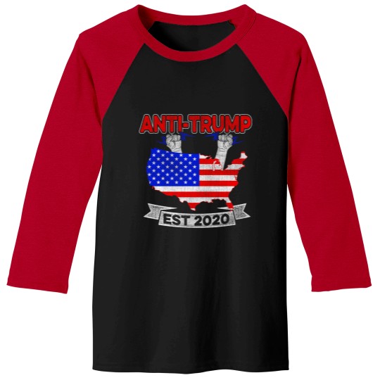 Discover Anti-trump 2020 Protest Flag Against Trump Usa Election Baseball Tees