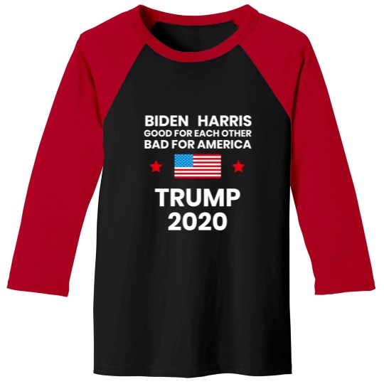 Discover Anti Biden-Biden Harris Bad For America Pro Trump 2020 Election_4 Baseball Tees