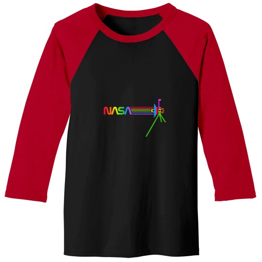Discover Nasa Gay Pride Rainbow Tech Geek Gay For Baseball Tees
