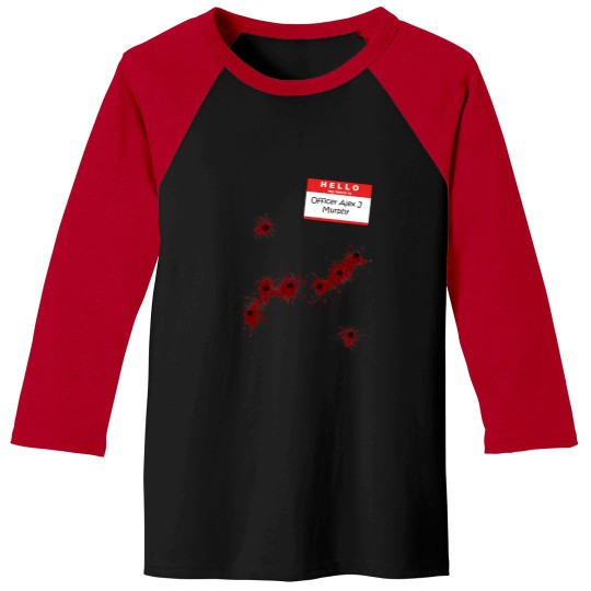 Discover Hi my name is Officer Alex Murphy Baseball Sleeve T-Shirt Baseball Tees