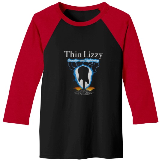 Discover Thin Lizzy Â€“ Thunder Lightning Guitar Baseball Tees