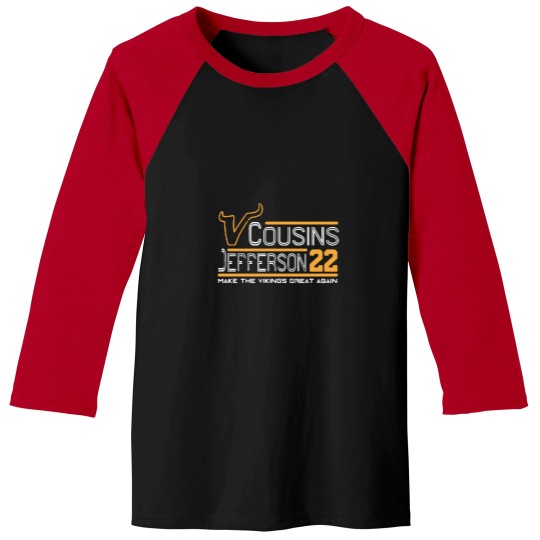 Discover Kirk Cousins Justin Jefferson 2022 Baseball Tees
