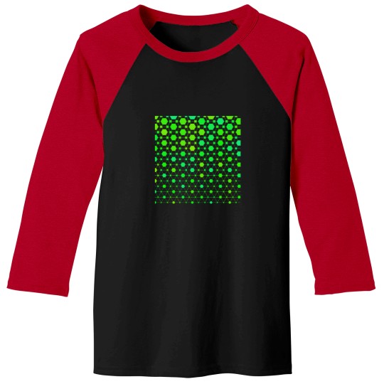 Discover Hexagon Pattern Active T-Shirt 708 Baseball Tees