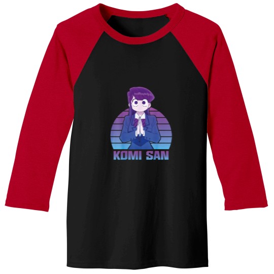 Discover Komi Can_t Communicate Komi San Retro (1) Baseball Tees