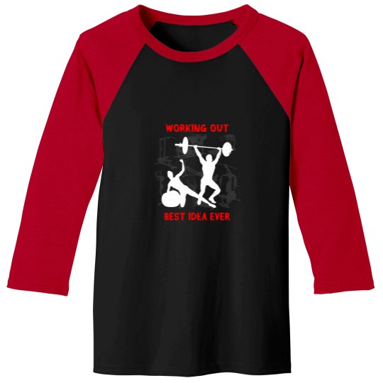 Discover Working out the best idea ever Once You See Results it Becomes An Addiction(1) Baseball Tees