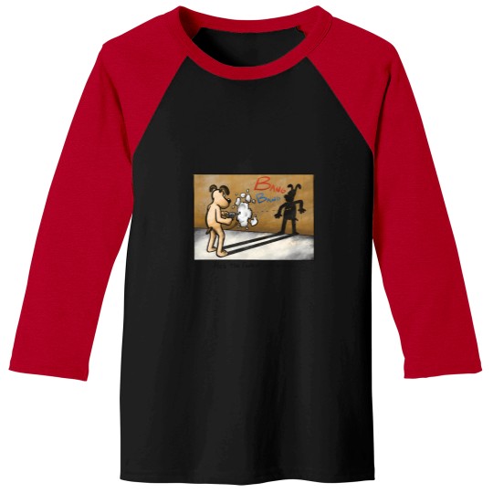 Discover Bang Lucky Gromit Baseball Tees