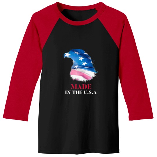 Discover Made-In-The-U.S.A T-Shirt Baseball Tees