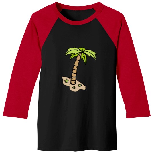 Discover Palm Oversized Baseball Tees