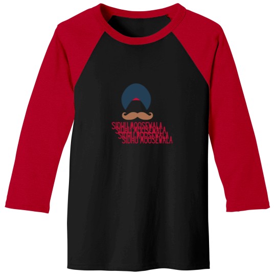 Discover Sidhu-Moosewala-I-Sidhu-Moosewala-Rip-I-Sidhu-Turban-Moustache T-Shirt Baseball Tees