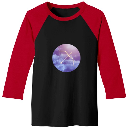 Discover Purple-Cloud-Bow-And-Arrow T-Shirt Baseball Tees