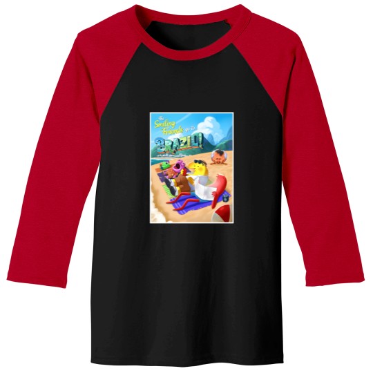 Discover The Smiling Friends Go To Brazil Baseball Tees