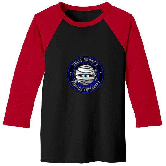 Discover UNCLE MUMMY - CARRION CUPCAKERY Baseball Tees