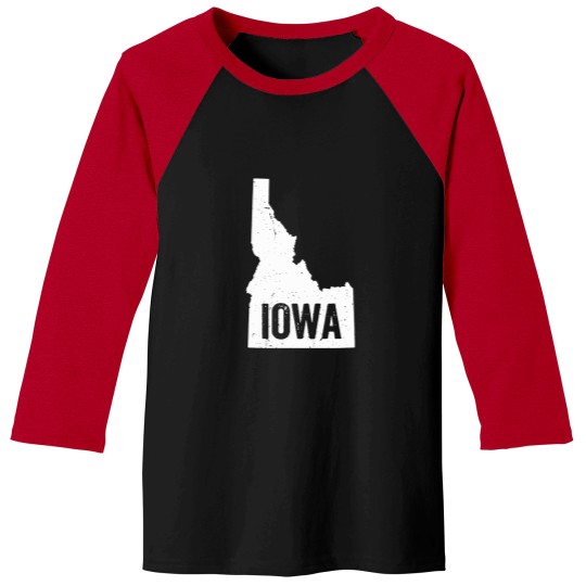 Discover Idaho-Iowa-Funny-Geography-Mix-Up-T-Shirt Baseball Tees