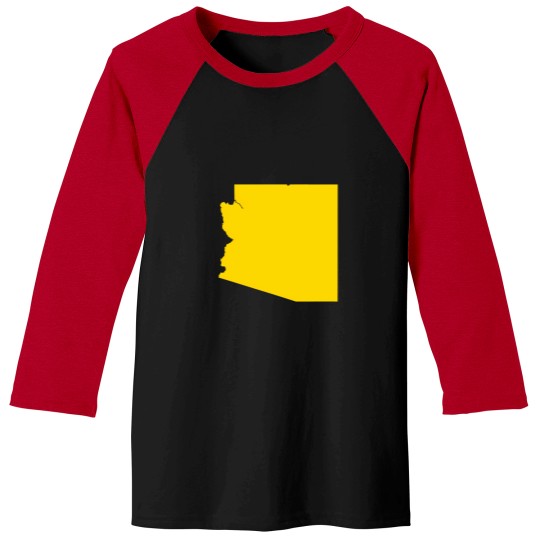Discover Yellow-Arizonna-Design T-Shirt Baseball Tees