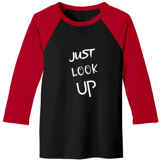 Discover Just Look UpDont Look Up Baseball Tees