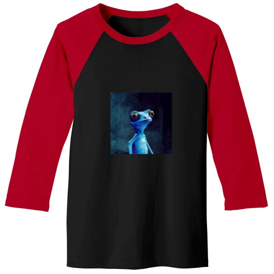 Discover Blue Geckos Standing Tall Classic Baseball Tees