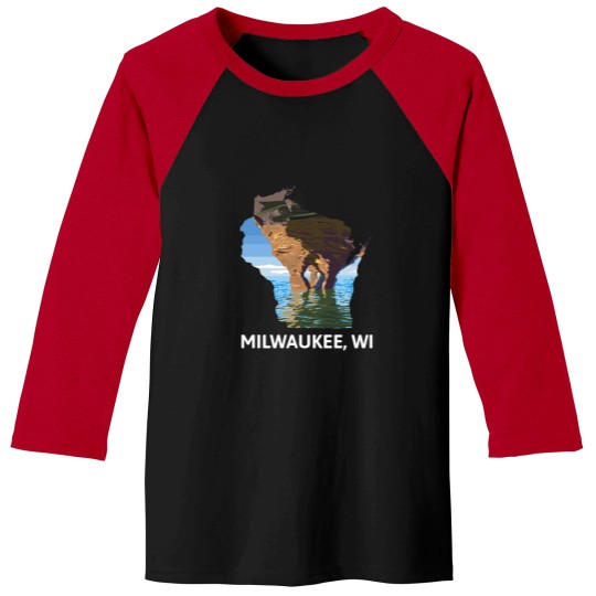Discover milwaukees - Wisconsin Oversized Baseball Tees