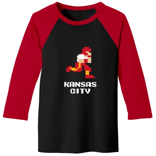 Discover footballs Kansass City 8 bits Classic Baseball Tees