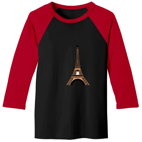 Discover Eiffel Tower Baseball Tees