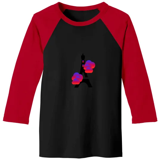 Discover Eiffel Tower From Paris Baseball Tees