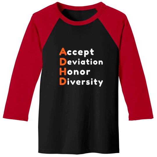 Discover Accept Deviation Honor Diversity Baseball Tees