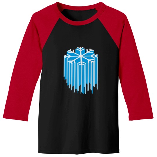 Discover Snowflake 3D Baseball Tees