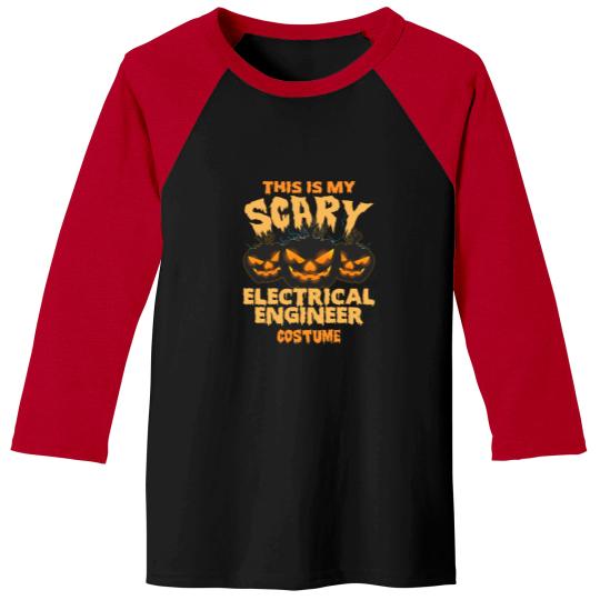 Discover Electrical engineer - My scary engineer costume Baseball Tees