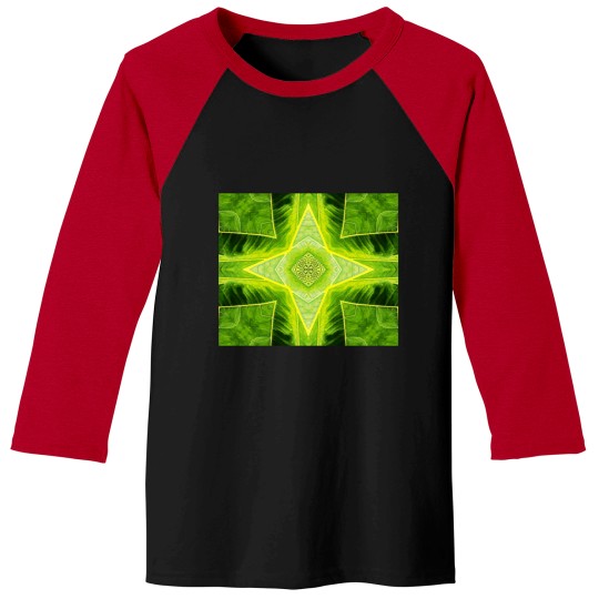 Discover ABSTRACT PAINTED GEOMETRIC ART BREADFRUIT PATTERN. Baseball Tees