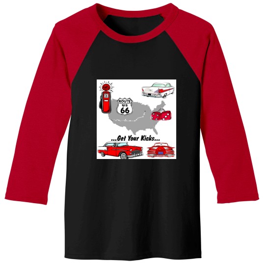 Discover Vintage Get your kicks s and gifts Baseball Tees