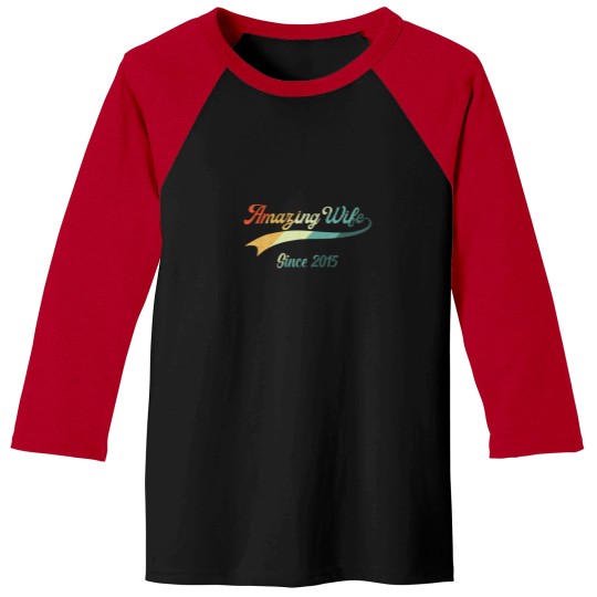 Discover 7Th Wedding Aniversary Gift For Her Amazing Wife S Baseball Tees