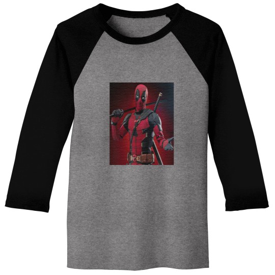 Discover Deadpool & Wolverine Movie Baseball Tee - Deadpool 3 Design
