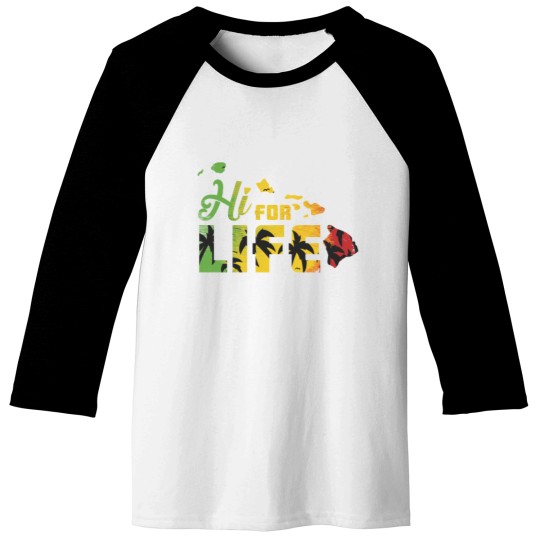 Discover Hawaii For Life Rasta Island Chain Gift traveler Baseball Tees