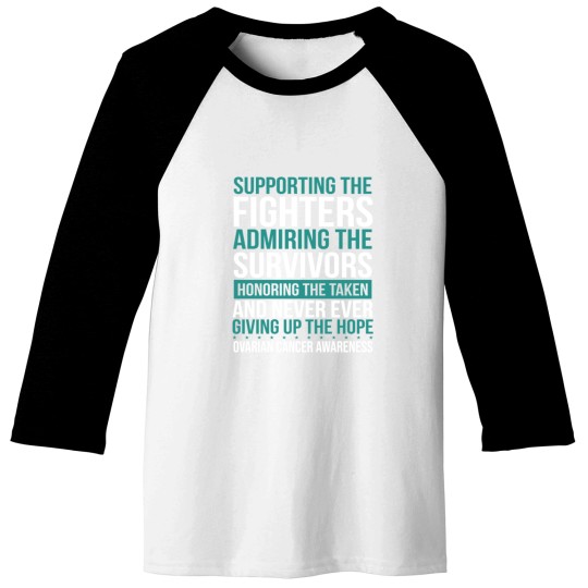 Discover Ovarian Cancer Ovarian Cancer Survivor Ribbon Baseball Tees