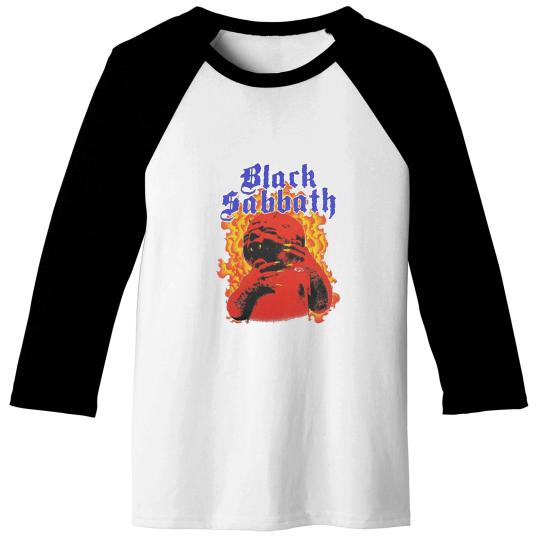 Discover Black Sabbath 1983 Born Again Tour Baseball Tees