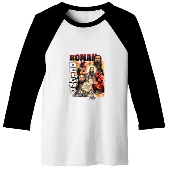 Discover Roman Reigns Acknowledge Me Unisex Softstyle Baseball Tees, Roman Reigns Unisex Baseball Tees