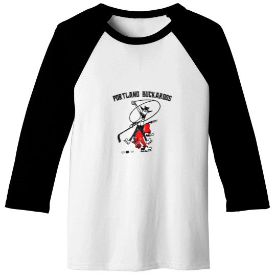 Discover Portland Buckaroos - Defunct Hockey Team - Vintage/Distressed Style - Ice Hockey - Baseball Tees